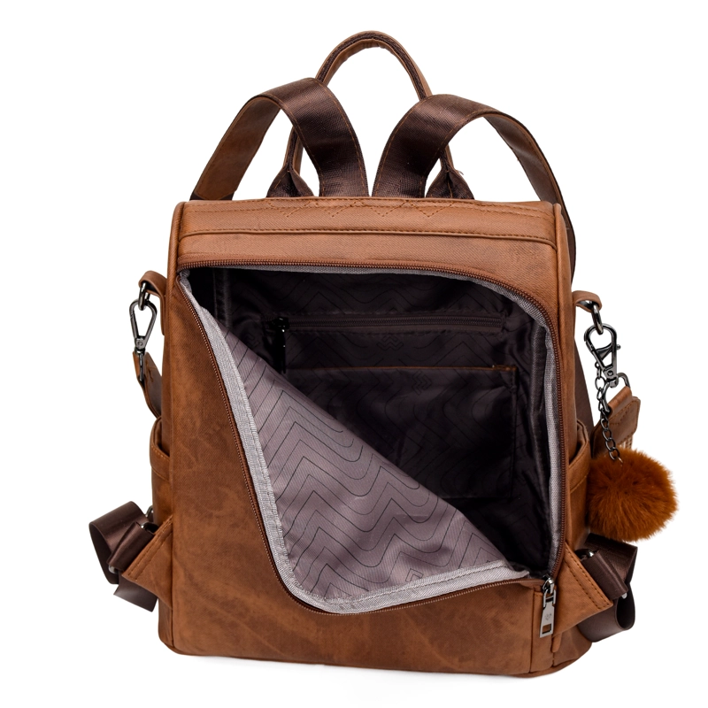 MOCHILA MOVAC ANTIRROBO CHIC PARA MUJER DE CUERO PU MULTIUSO - 9