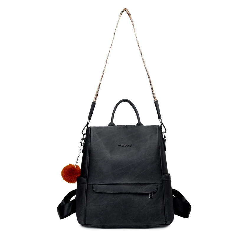 MOCHILA MOVAC ANTIRROBO CHIC PARA MUJER DE CUERO PU MULTIUSO - 9