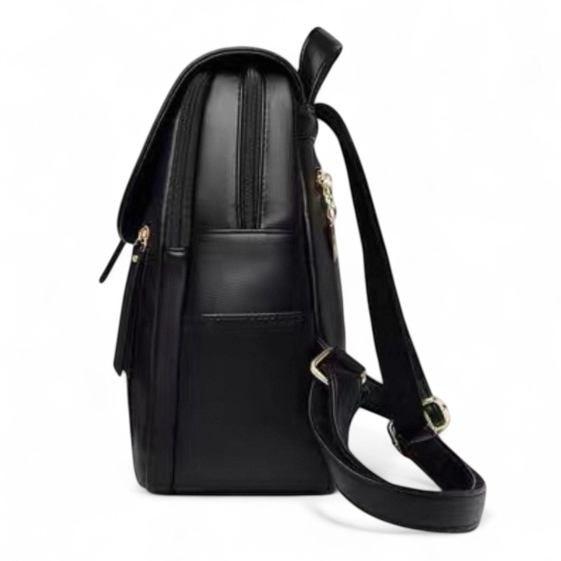 MOCHILA MUJER CUERO PU ANTIRROBO ALTA CALIDAD GRAN CAPACIDAD - 4