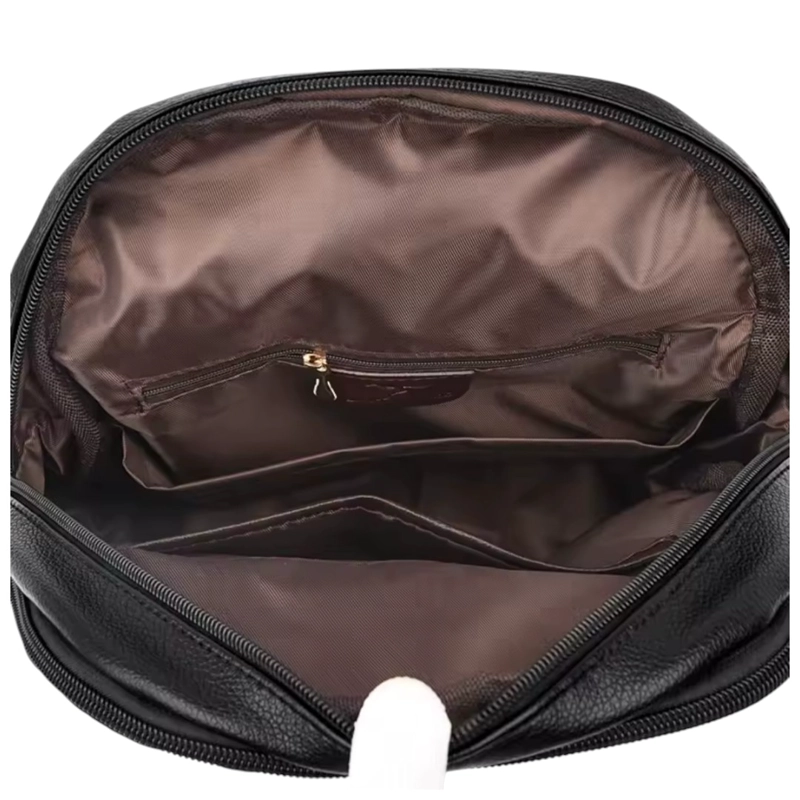 MOCHILA MUJER CUERO PU ANTIRROBO ALTA CALIDAD GRAN CAPACIDAD - 7