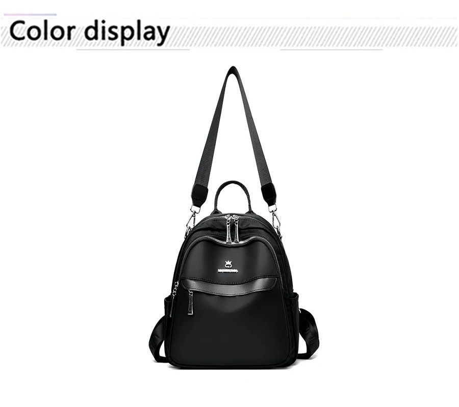 MOCHILA CARTERA BOLSO JUVENIL CHIC ELEGANTE Y MULTIFUNCIONAL - 10