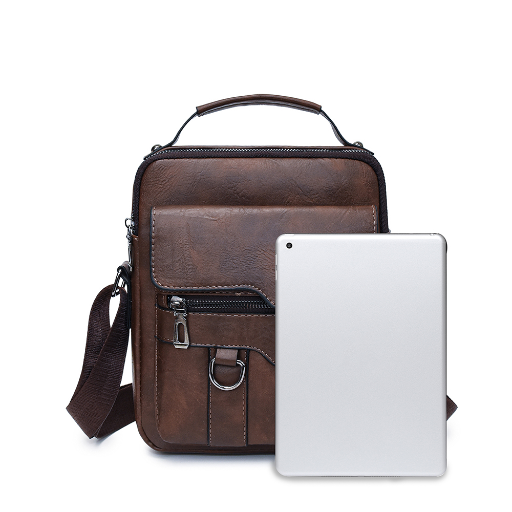 BOLSO BANDOLERA MALETÍN MOVAC HOMBRE CUERO ECOLÓGICO HOMBRO - 5