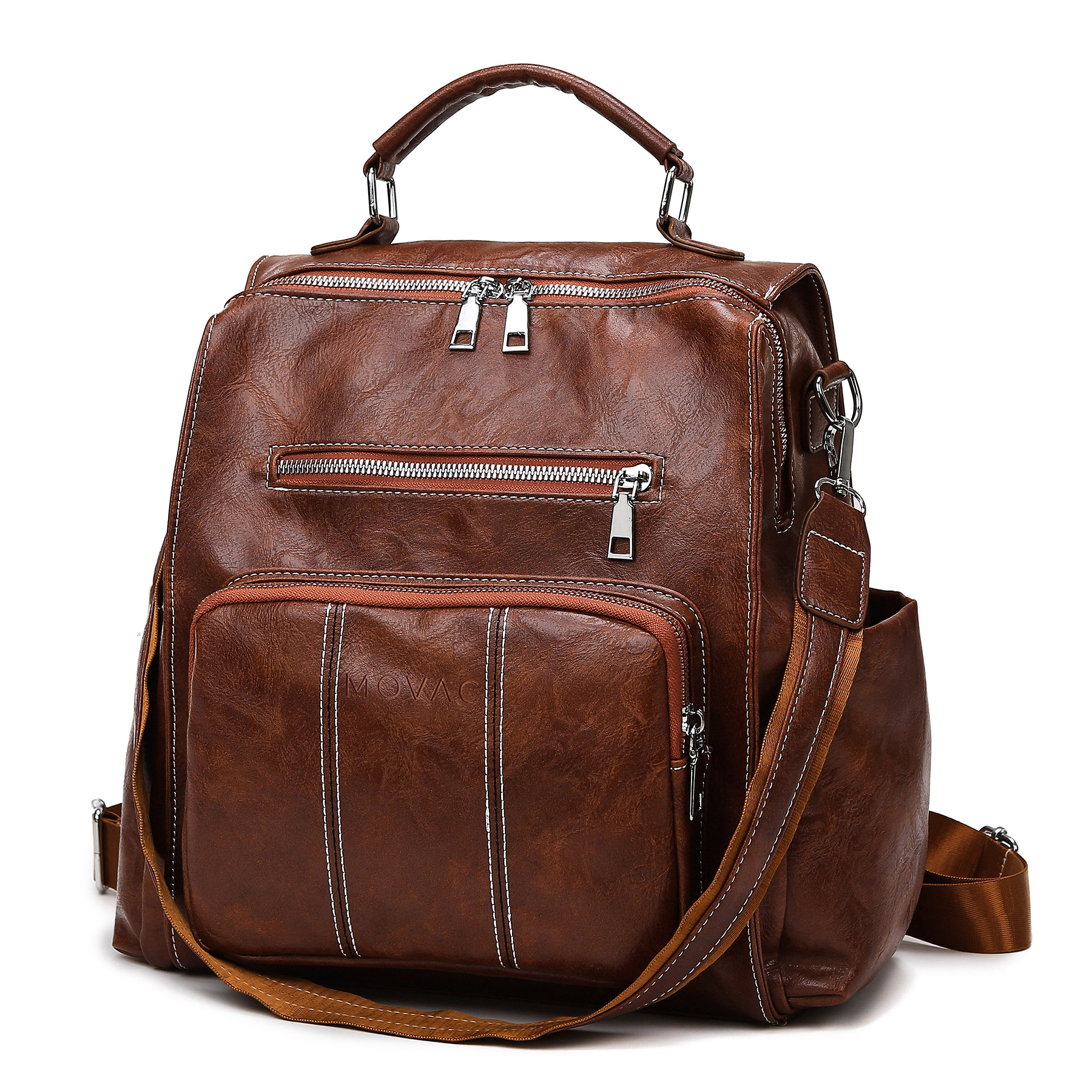 MOCHILA MOVAC TOKIO PARA MUJER CUERO PU URBANA VERSÁTIL - 6