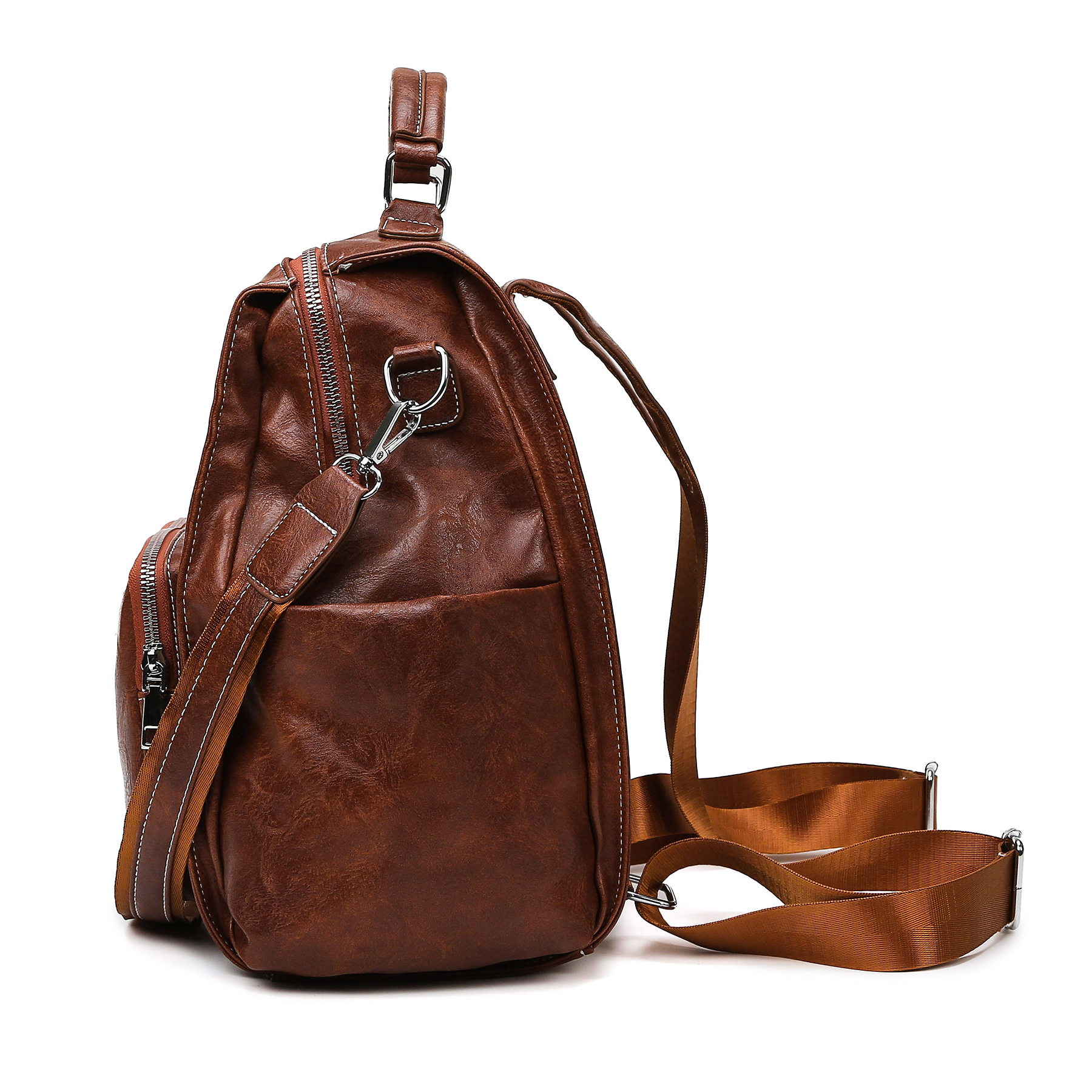 MOCHILA MOVAC TOKIO PARA MUJER CUERO PU URBANA VERSÁTIL - 7