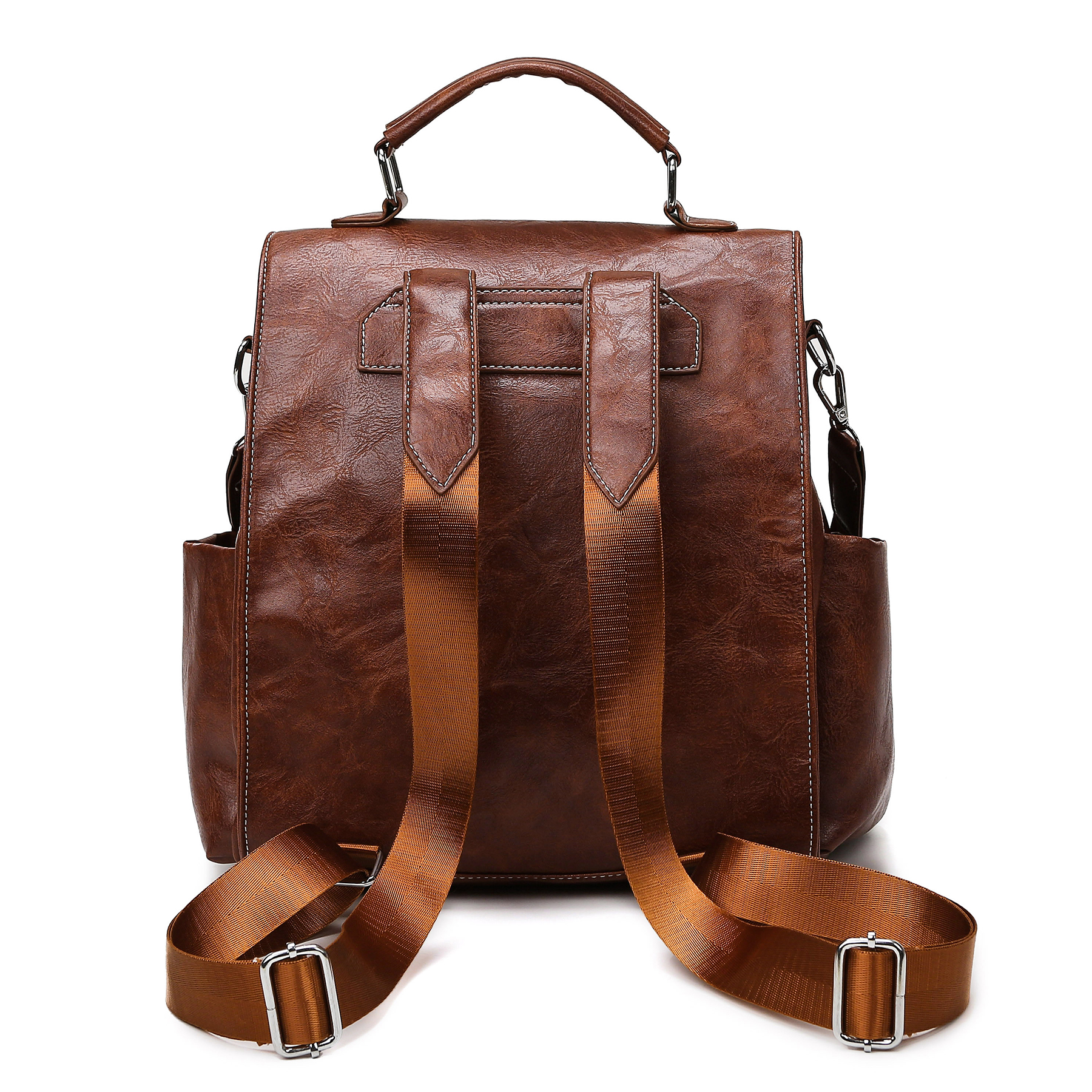 MOCHILA MOVAC TOKIO PARA MUJER CUERO PU URBANA VERSÁTIL - 8