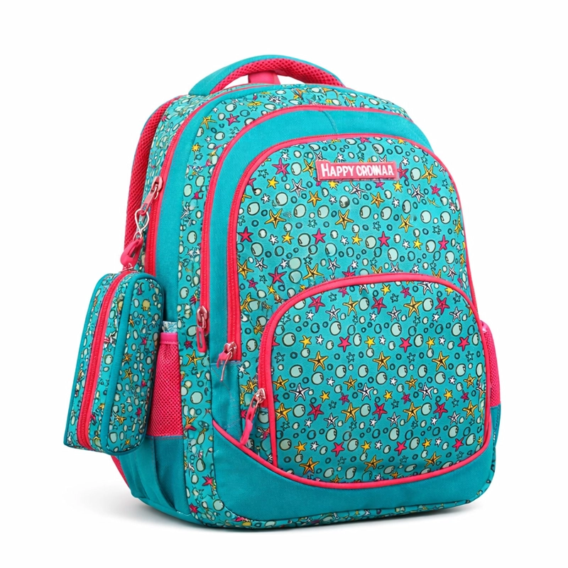 Mochila set escolar con estuche niña Liviana y con múltiples bolsillos regreso a clases Modelo Viral - 4