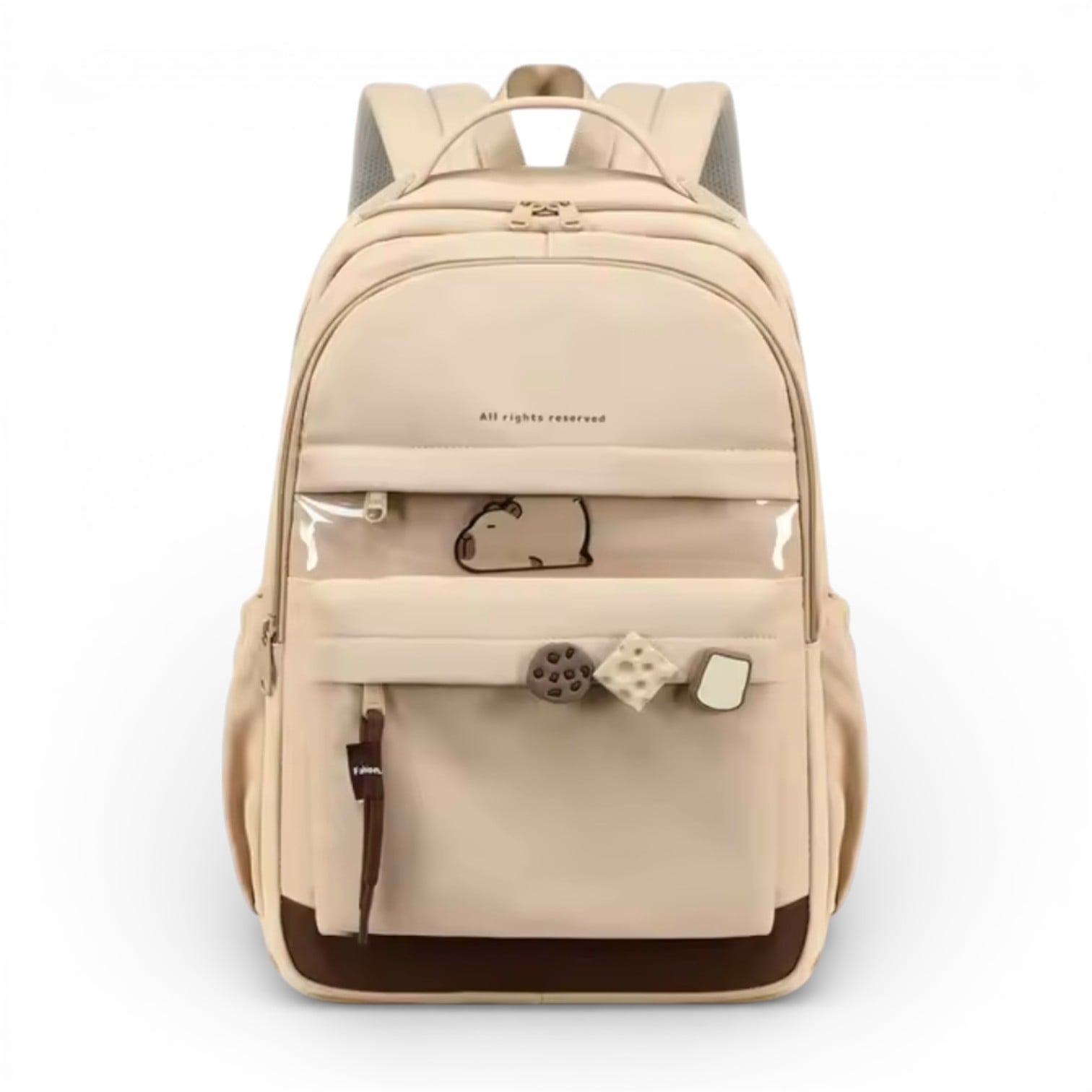 MOCHILA ESCOLAR INFANTIL CAPIBARA 2026 PARA NIÑA Y NIÑO CAPACIDAD 25L - 1