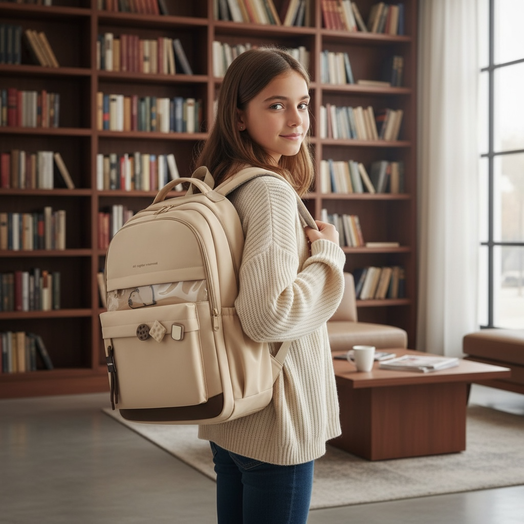 MOCHILA ESCOLAR INFANTIL CAPIBARA 2026 PARA NIÑA Y NIÑO CAPACIDAD 25L - 2