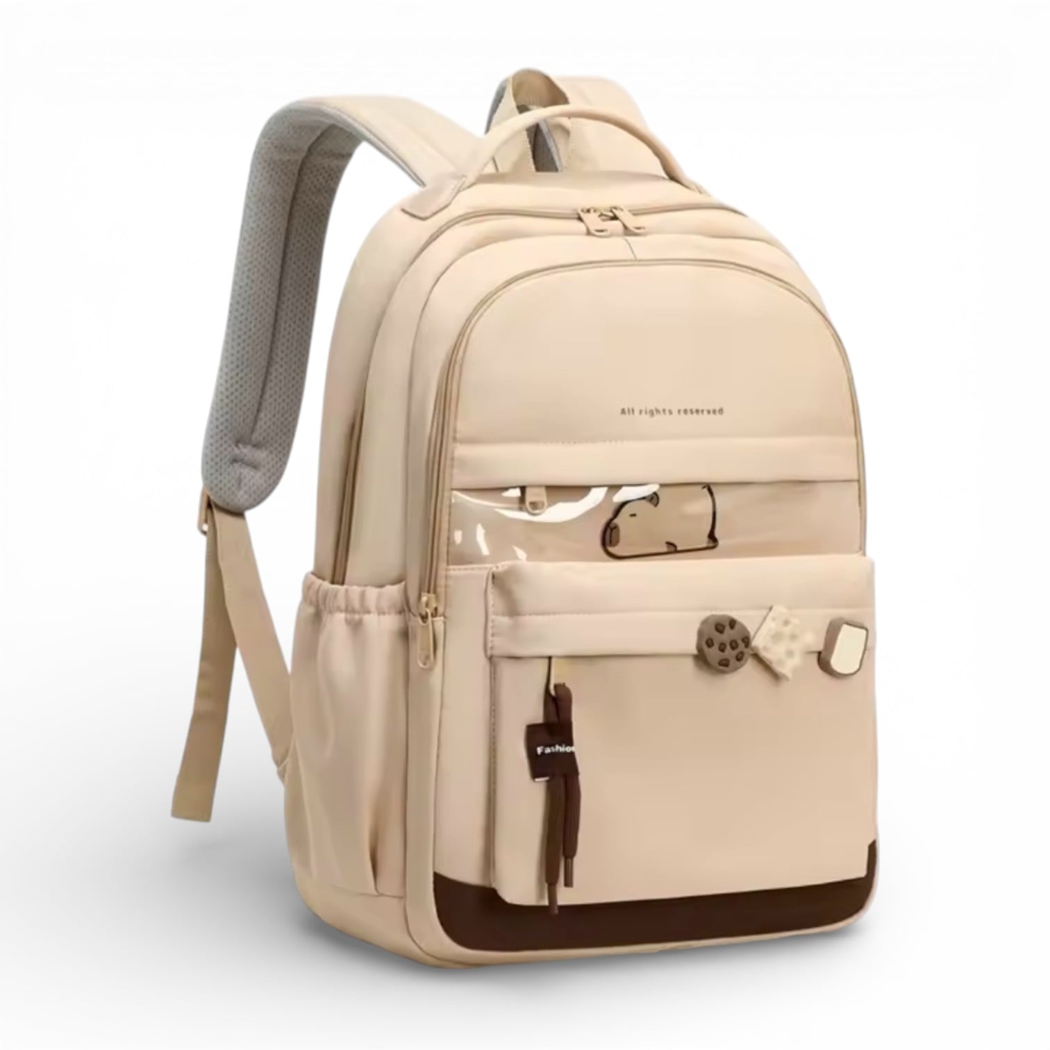 MOCHILA ESCOLAR INFANTIL CAPIBARA 2026 PARA NIÑA Y NIÑO CAPACIDAD 25L - 3