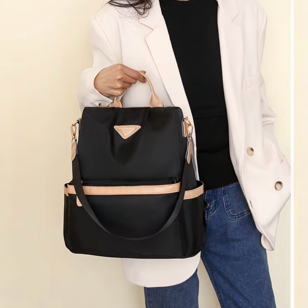 Mochila Antirrobo Mujer Oxford Urbana Impermeable con Bolsillo Trasero de Seguridad - 4