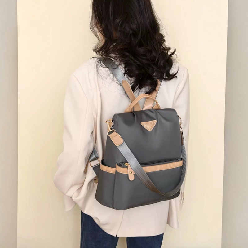 Mochila Antirrobo Mujer Oxford Urbana Impermeable con Bolsillo Trasero de Seguridad - 4