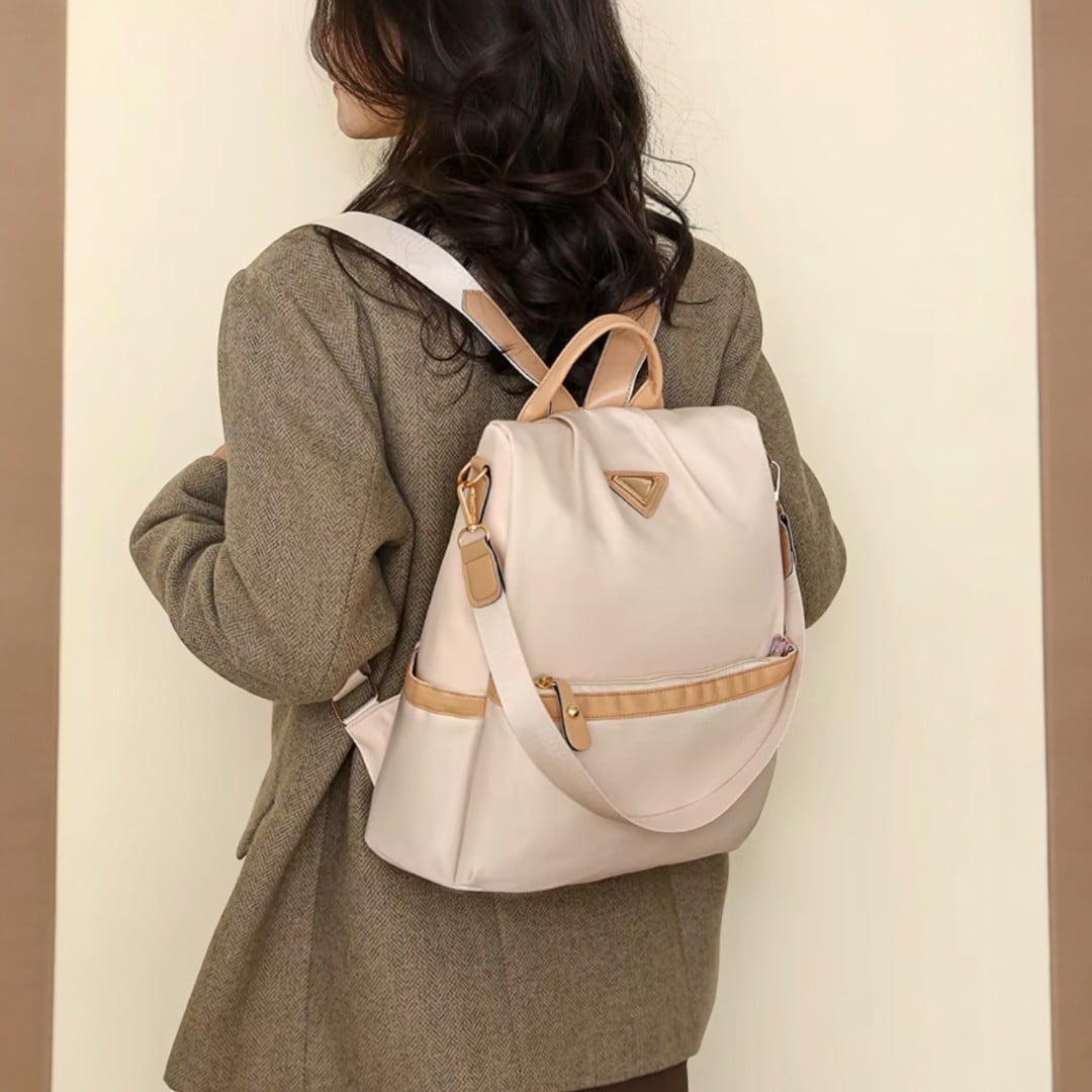 Mochila Antirrobo Mujer Oxford Urbana Impermeable con Bolsillo Trasero de Seguridad - 5