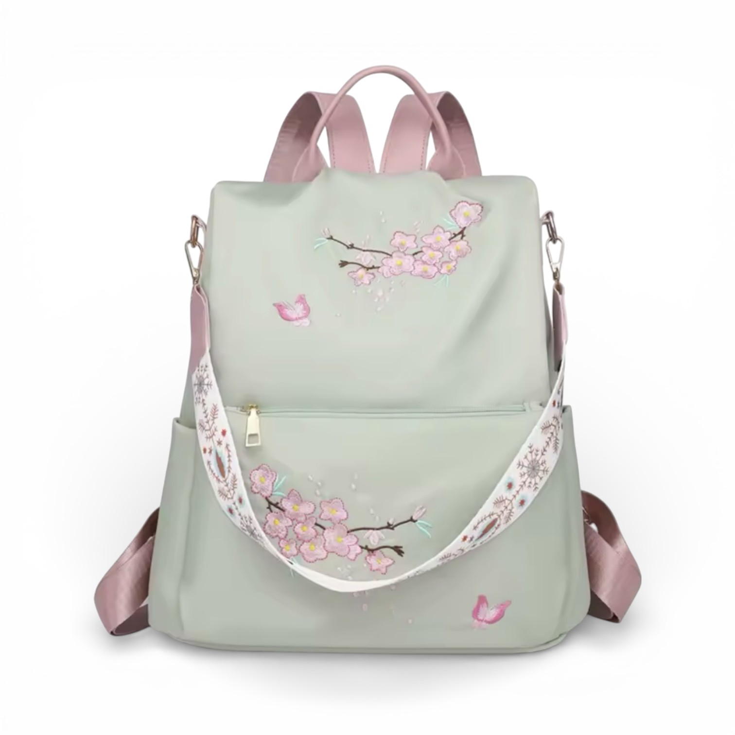 MOCHILA ANTIRROBO MUJER OXFORD IMPERMEABLE MULTIFUNCIONAL CON CORREA DESMONTABLE - 1