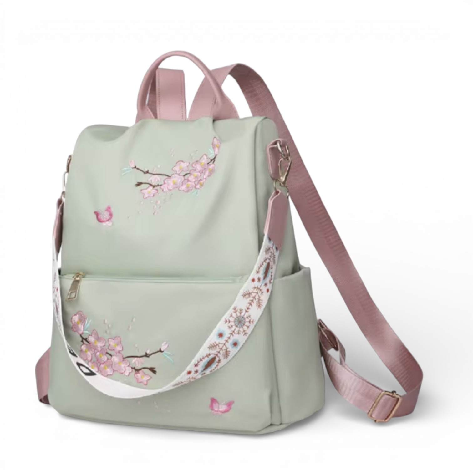 MOCHILA ANTIRROBO MUJER OXFORD IMPERMEABLE MULTIFUNCIONAL CON CORREA DESMONTABLE - 3