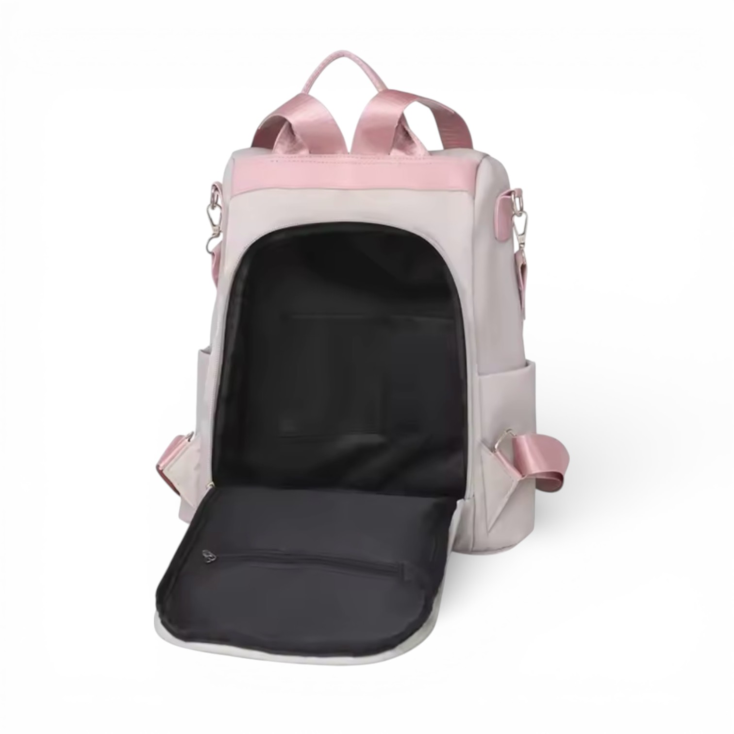 MOCHILA ANTIRROBO MUJER OXFORD IMPERMEABLE MULTIFUNCIONAL CON CORREA DESMONTABLE - 5
