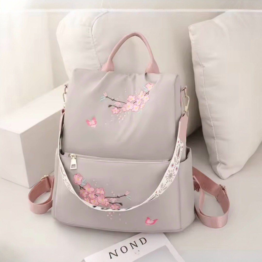 MOCHILA ANTIRROBO MUJER OXFORD IMPERMEABLE MULTIFUNCIONAL CON CORREA DESMONTABLE - 7