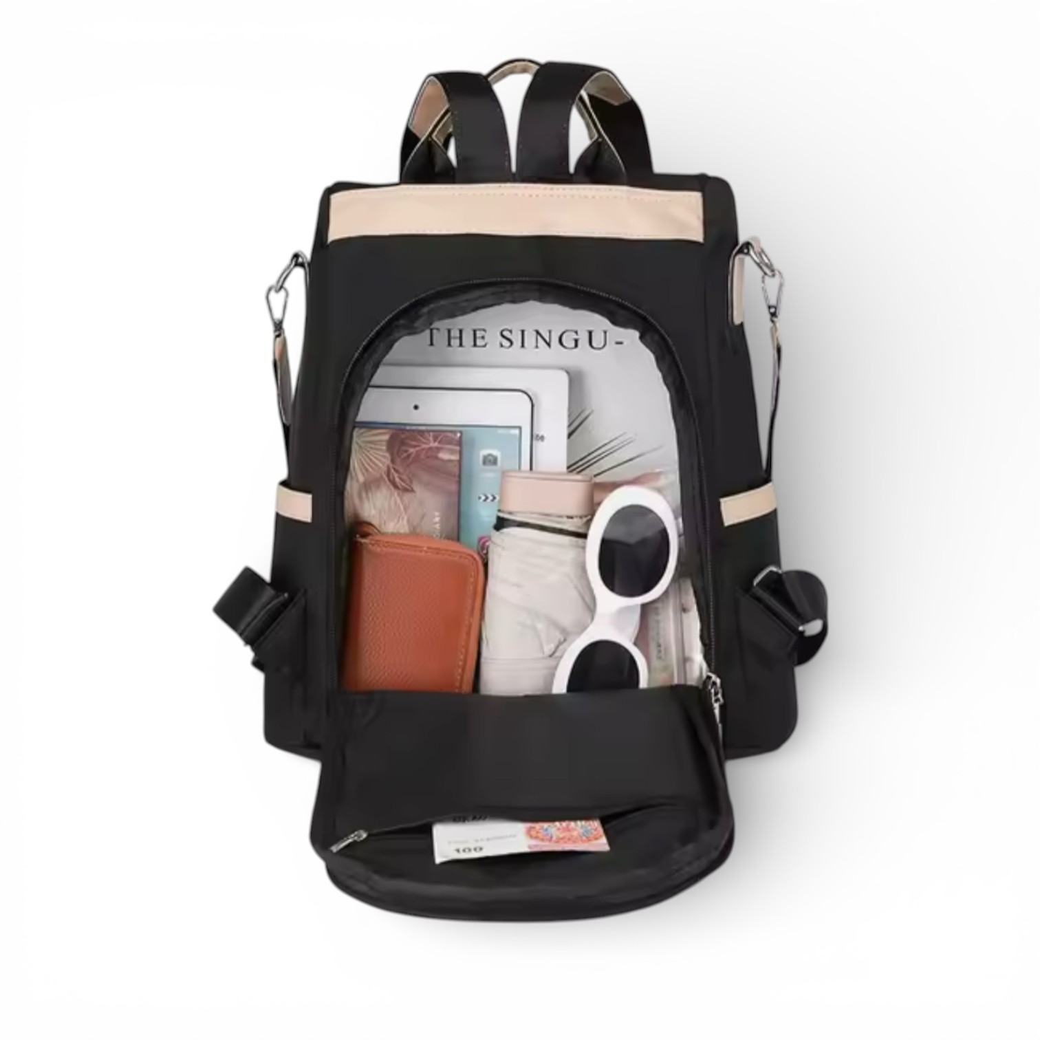 MOCHILA ANTIRROBO MUJER IMPERMEABLE URBANA MULTIUSO ESTILO VERSATIL Y SEGURO - 9