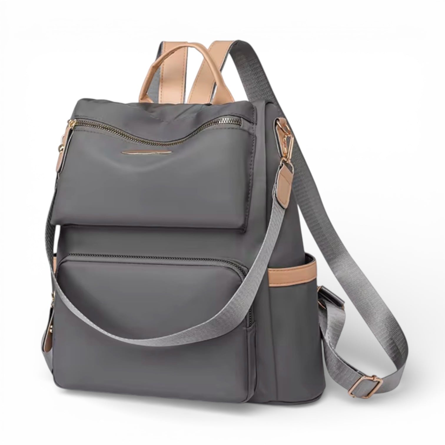 MOCHILA MUJER ANTIRROBO IMPERMEABLE MULTIFUNCIONAL GRAN CAPACIDAD DISEÑO ELEGANTE - 1