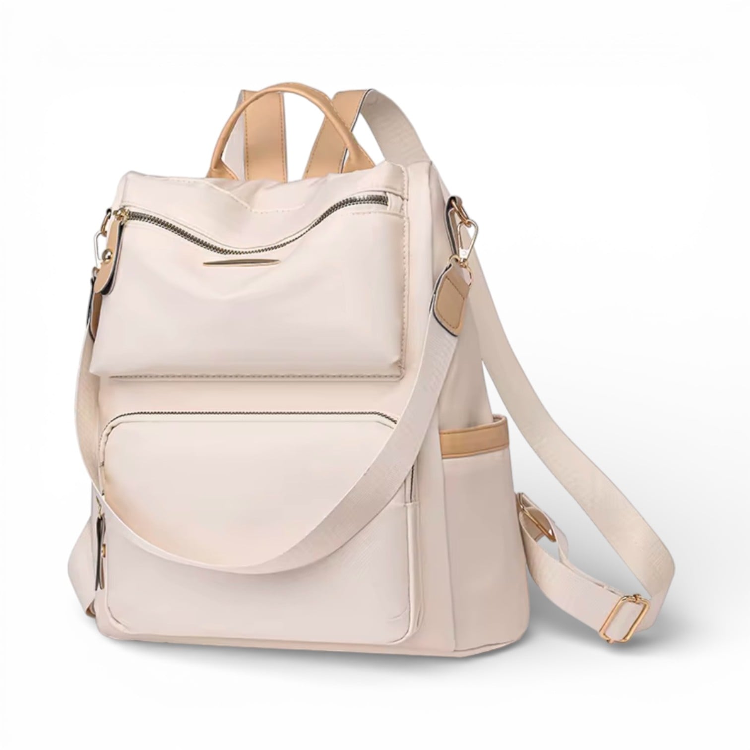 MOCHILA MUJER ANTIRROBO IMPERMEABLE MULTIFUNCIONAL GRAN CAPACIDAD DISEÑO ELEGANTE - 1