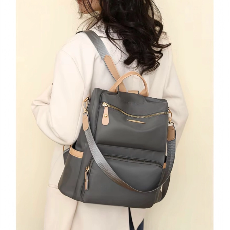 MOCHILA MUJER ANTIRROBO IMPERMEABLE MULTIFUNCIONAL GRAN CAPACIDAD DISEÑO ELEGANTE - 2