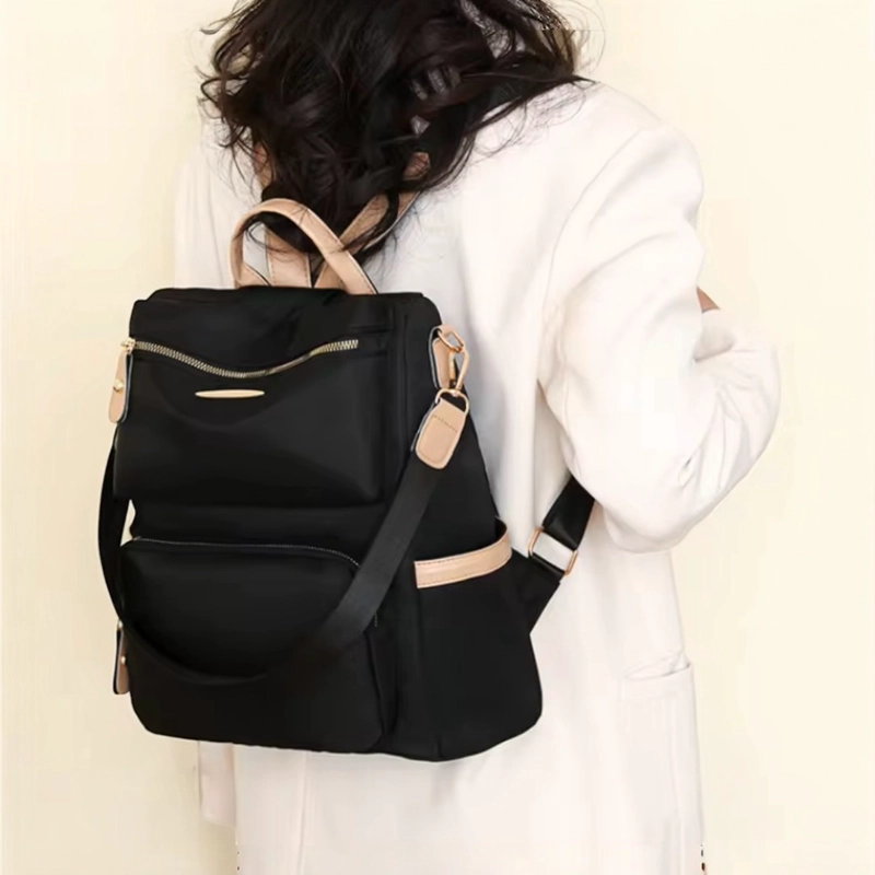 MOCHILA MUJER ANTIRROBO IMPERMEABLE MULTIFUNCIONAL GRAN CAPACIDAD DISEÑO ELEGANTE - 4