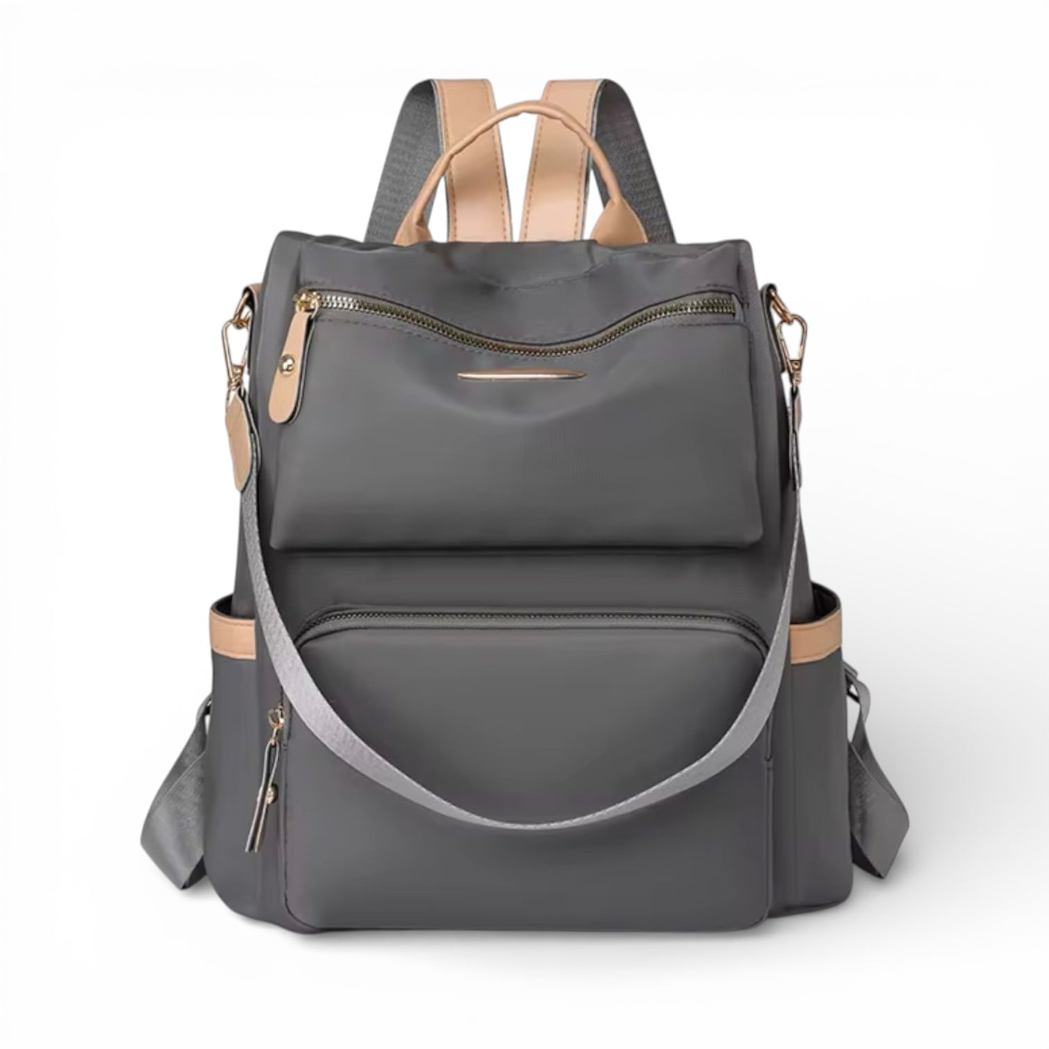 MOCHILA MUJER ANTIRROBO IMPERMEABLE MULTIFUNCIONAL GRAN CAPACIDAD DISEÑO ELEGANTE - 3