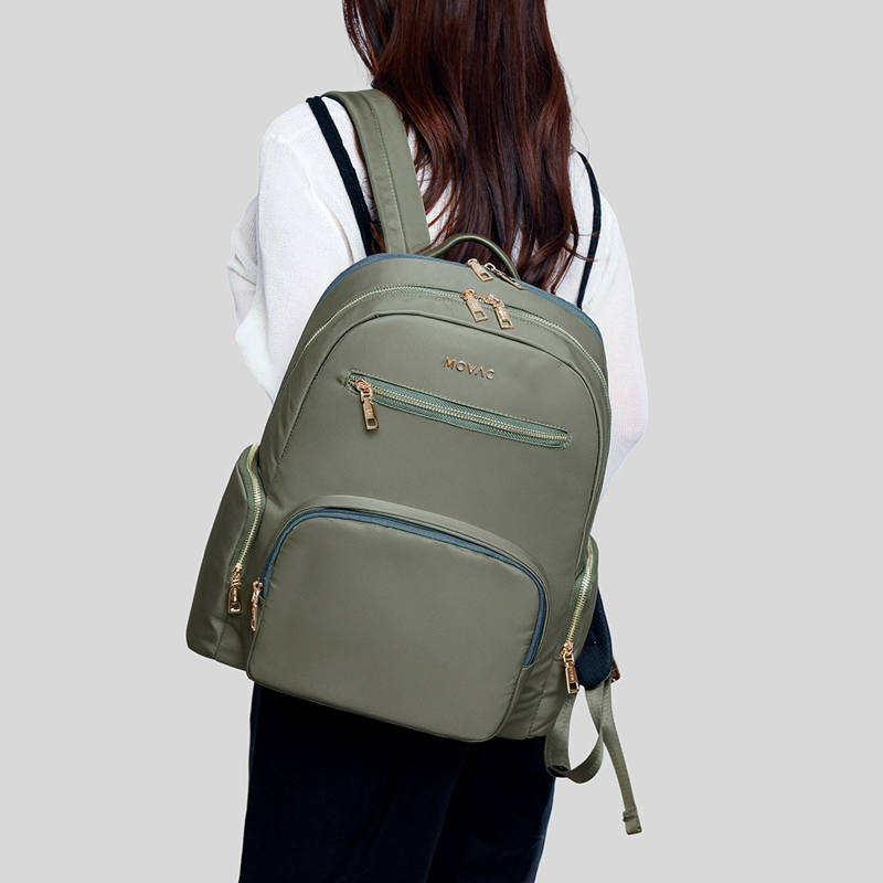 MOCHILA MUJER ELEGANTE PREMIUM MOVAC AMAIA IMPERMEABLE NOTEBOOK 14 TRABAJO VIAJE URBANA - 6