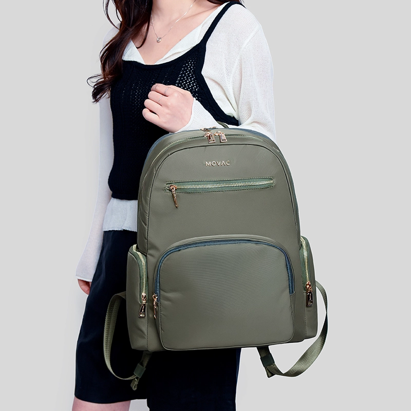 MOCHILA MUJER ELEGANTE PREMIUM MOVAC AMAIA IMPERMEABLE NOTEBOOK 14 TRABAJO VIAJE URBANA - 8