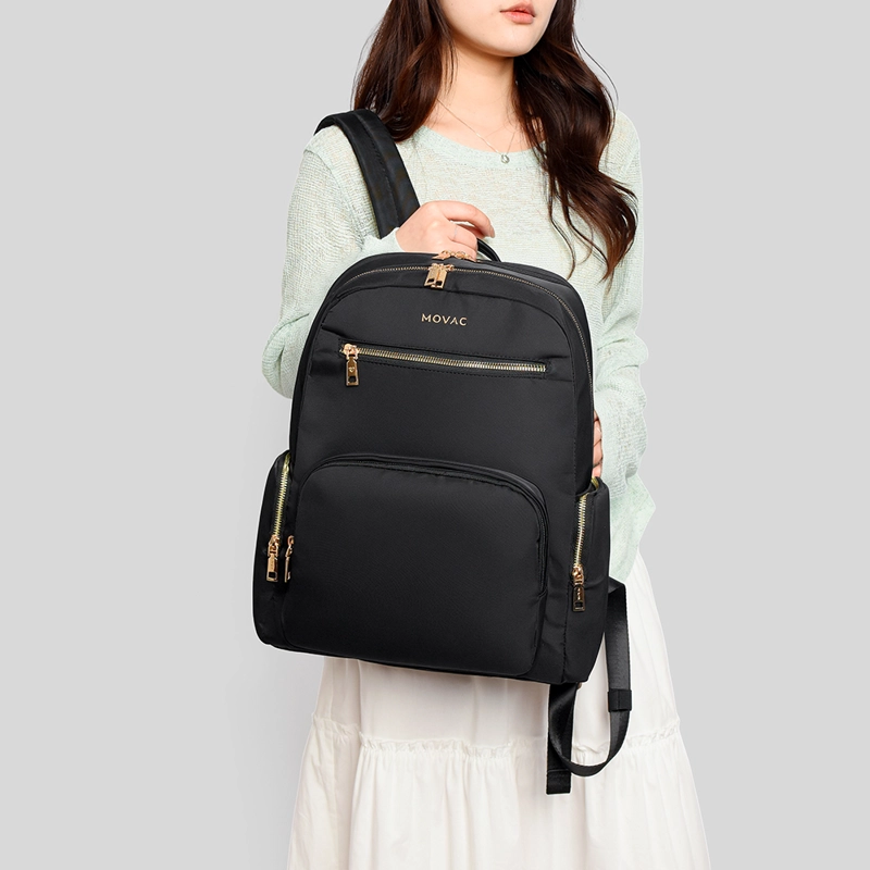 MOCHILA MUJER ELEGANTE PREMIUM MOVAC AMAIA IMPERMEABLE NOTEBOOK 14 TRABAJO VIAJE URBANA - 8