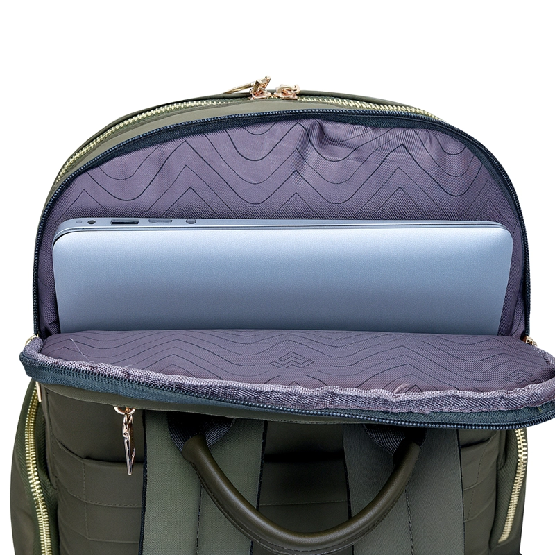 MOCHILA MUJER ELEGANTE PREMIUM MOVAC AMAIA IMPERMEABLE NOTEBOOK 14 TRABAJO VIAJE URBANA - 12