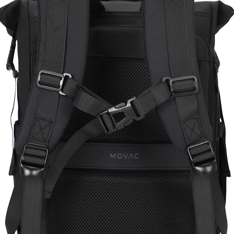 MOCHILA MOVAC EXPLORER TIPO SOBRE EXPANDIBLE 20L A 30L NOTEBOOK 16” ANTIRROBO VIAJE IMPERMEABLE - 5
