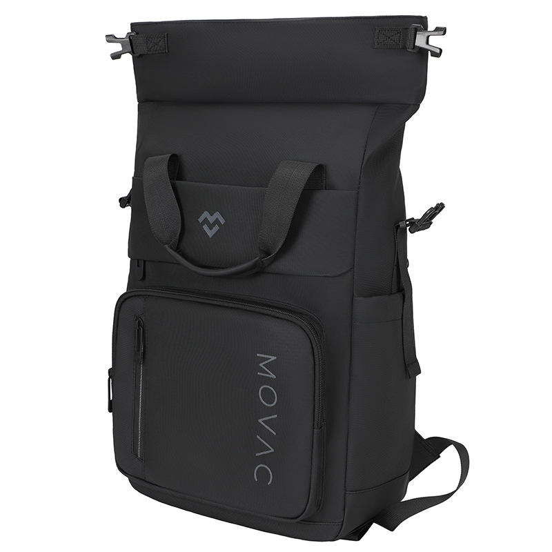 MOCHILA MOVAC EXPLORER TIPO SOBRE EXPANDIBLE 20L A 30L NOTEBOOK 16” ANTIRROBO VIAJE IMPERMEABLE - 9