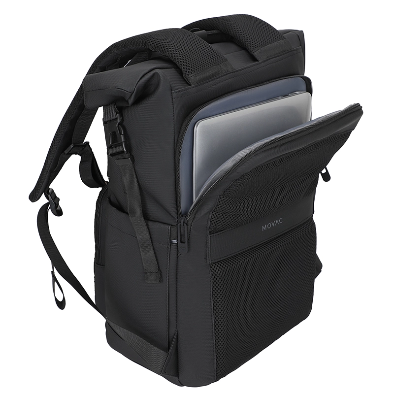 MOCHILA MOVAC EXPLORER TIPO SOBRE EXPANDIBLE 20L A 30L NOTEBOOK 16” ANTIRROBO VIAJE IMPERMEABLE - 13