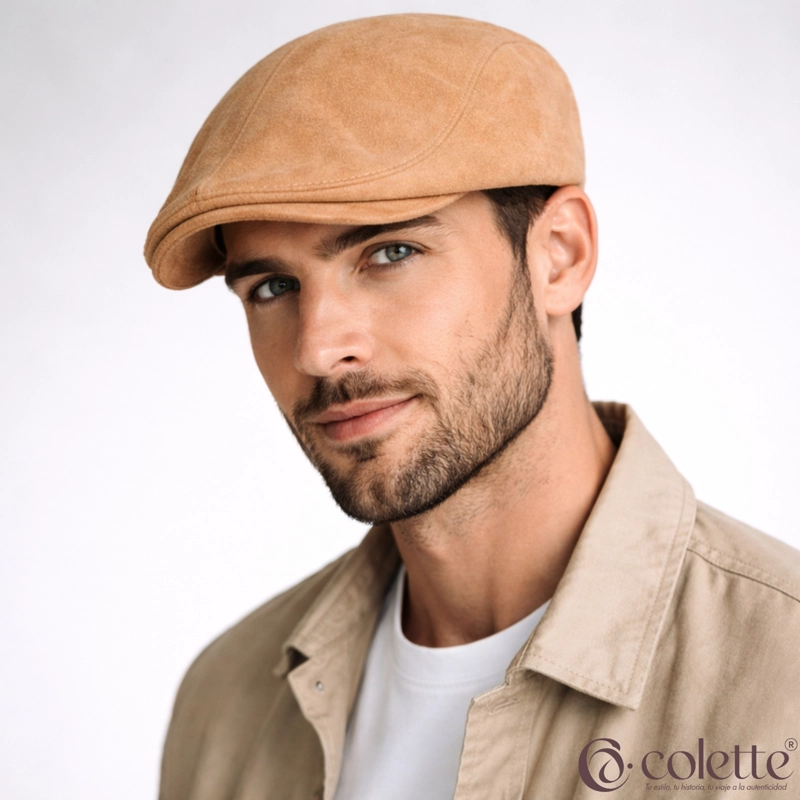 BOINA HARRINGTON ELEGANTE CLASICA CAFE CLARO - 4