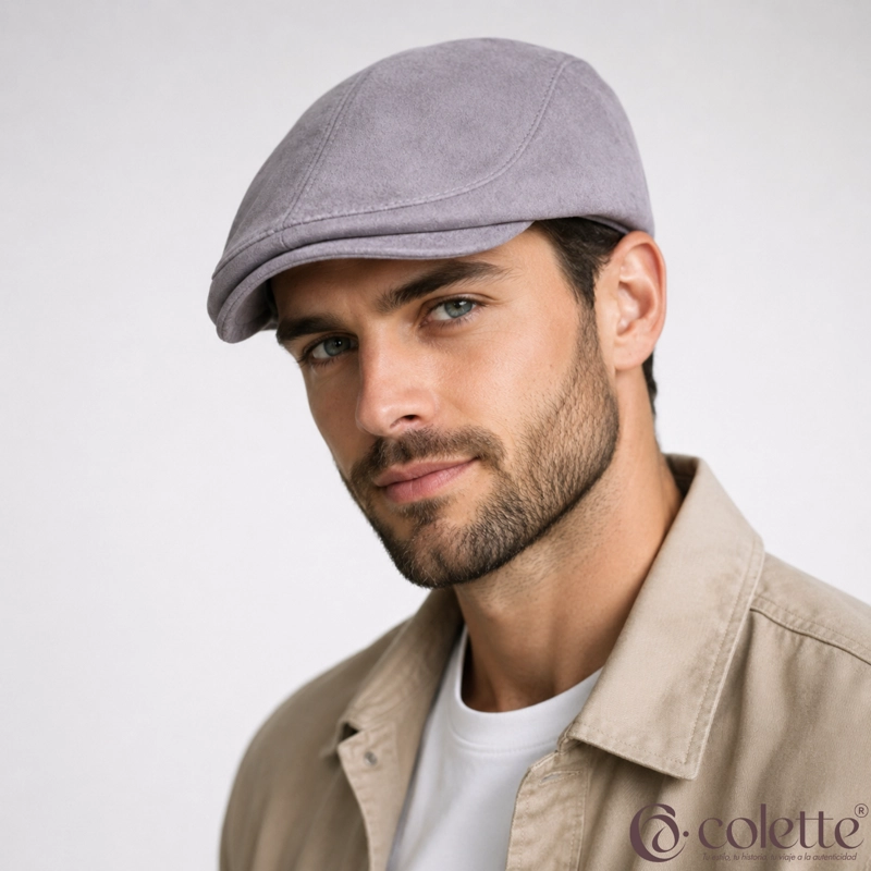 BOINA HARRINGTON ELEGANTE CLASICA GRIS - 4