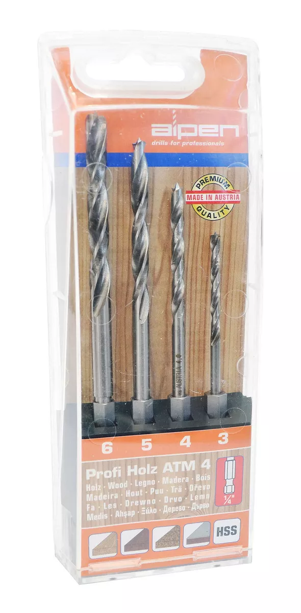 Broca Cobalto Alpen Forte 4.50 Mm - Para Taladrar Metales Duros, 1 Pieza En Blíster