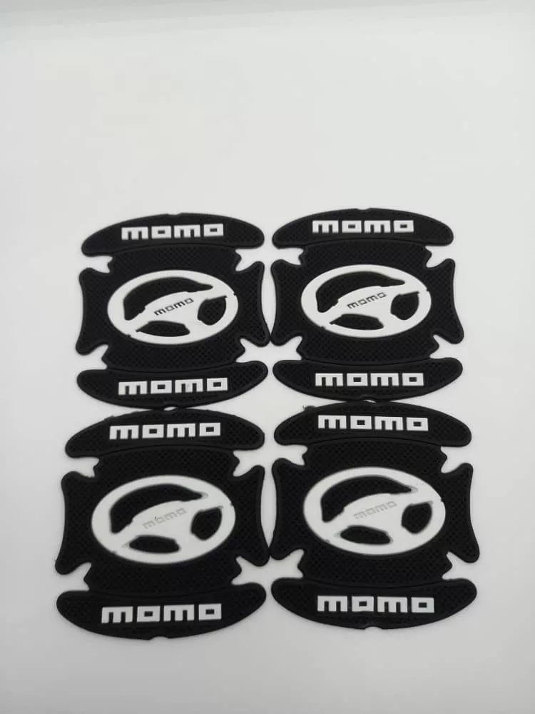 SET 4 PIEZAS ANTIARAÑAZO CUENCO MANILLA AUTO GOMA NEGRA MOMO - 4