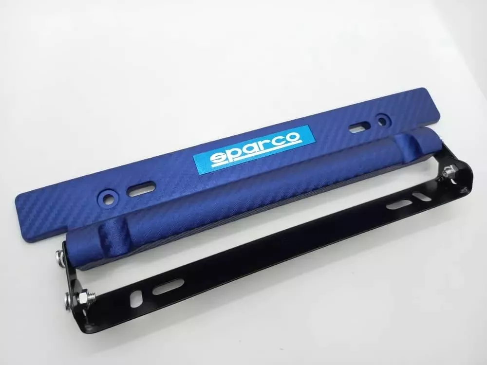 PORTA PLACA PATENTE UNIVERSAL TUNNING FIBRA CARBONO SPARCO A - 1