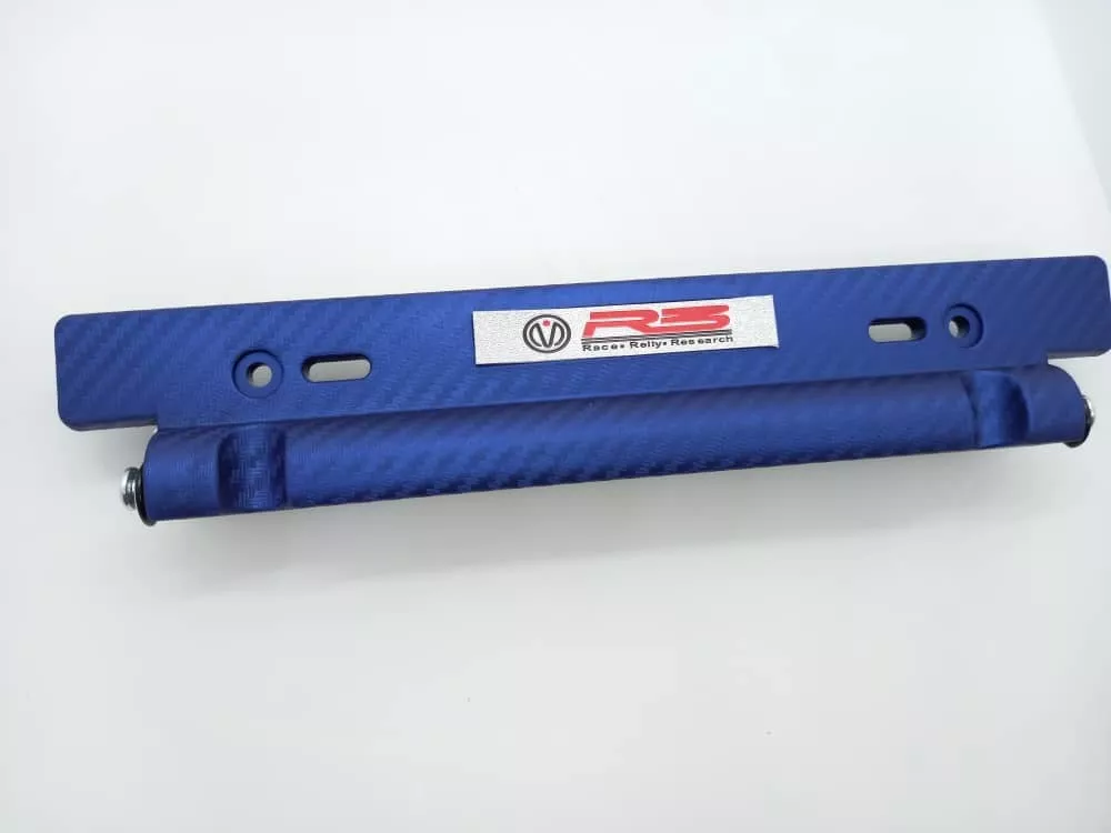 PORTA PLACA PATENTE UNIVERSAL TUNNING FIBRA CARBONO RACER A - 4