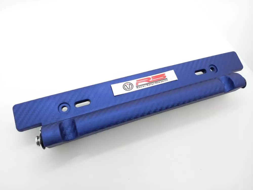 PORTA PLACA PATENTE UNIVERSAL TUNNING FIBRA CARBONO RACER A - 5