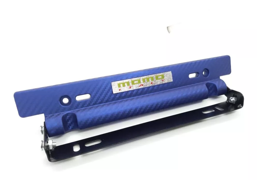 PORTA PLACA PATENTE UNIVERSAL TUNNING FIBRA CARBONO MOMO A - 3
