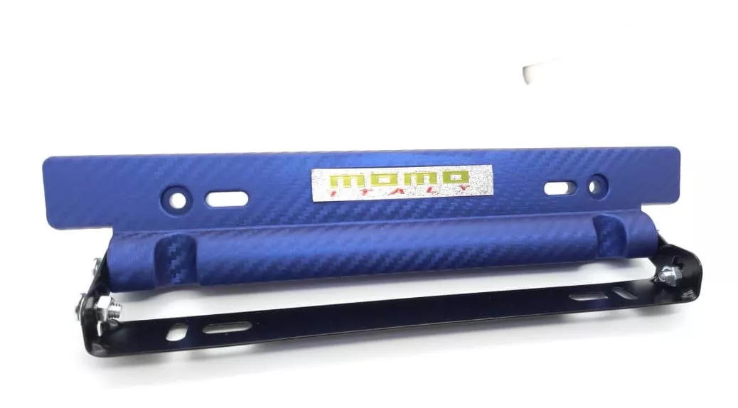 PORTA PLACA PATENTE UNIVERSAL TUNNING FIBRA CARBONO MOMO A - 5