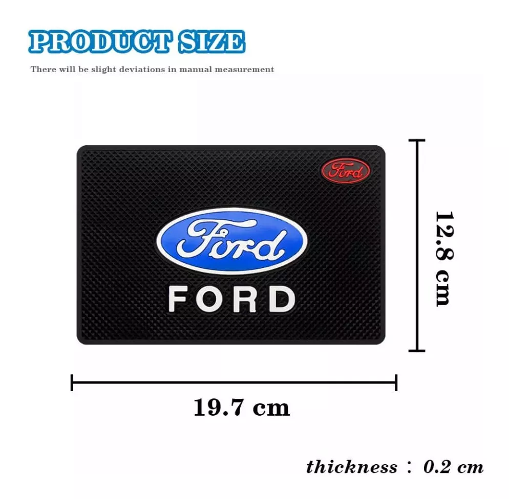 ALFOMBRILLA ANTIDESLIZANTE GOMA SOPORTE OBJETO FORD - 4
