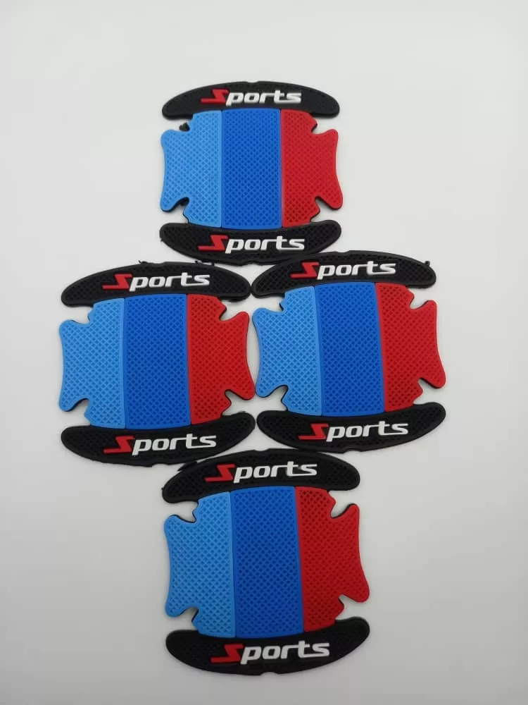 SET 4 PIEZAS ANTIARAÑAZOS CUENCO MANILLA GOMA NEGRA SPORTS - 3