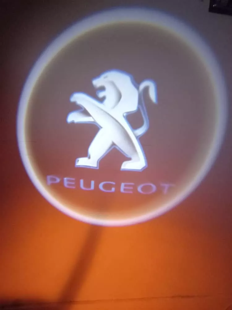 X2 LUCE LED CORTESÍA BIENVENIDA AUTO CABLEADO 12V PEUGEOT - 5