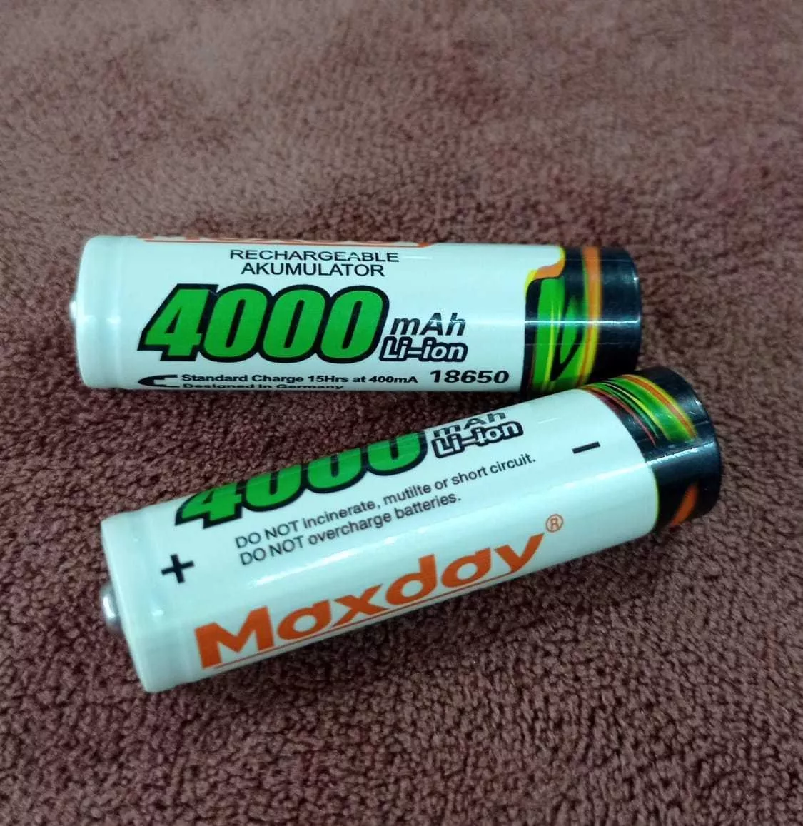 X2 BATERÍAS RECARGABLES 18650 USO EN LÁMPARAS Y MAS - 5