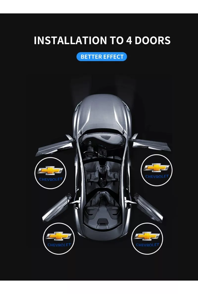 X2 LUCE LED CORTESÍA PUERTAS AUTO CHEVROLET - 1