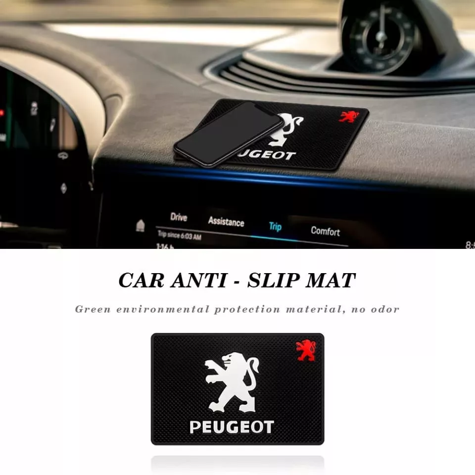 ALFOMBRILLA ANTIDESLIZANTE GOMA SOPORTE OBJETO PEUGEOT - 3