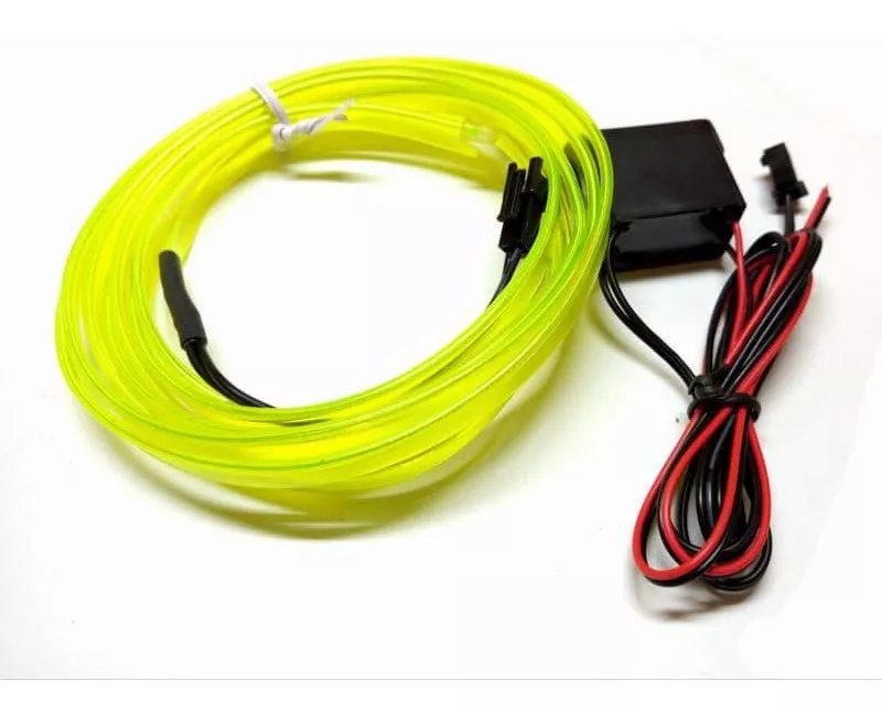 HILO NEÓN TUNNING PARA AMBIENTE INTERIOR AUTO 5MTS UNIVERSAL - 2