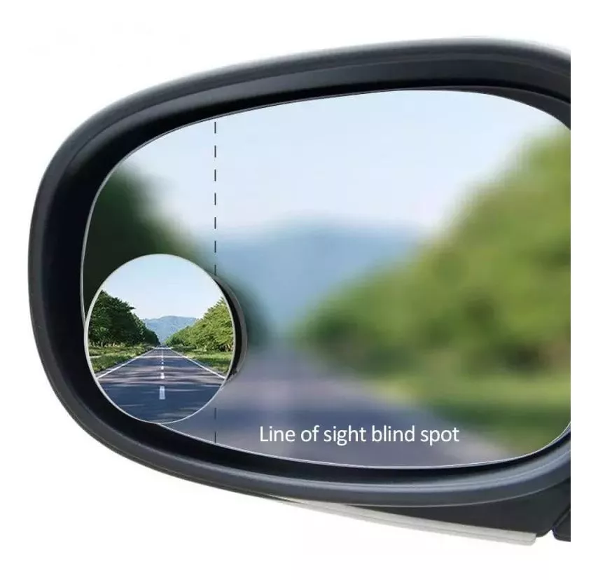 PAR ESPEJOS RETROVISOR AUTO PUNTO CIEGO ZONA MUERTA 360GRADO - 1